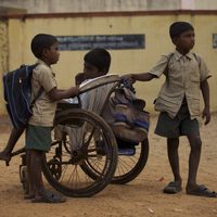 Camino a la escuela