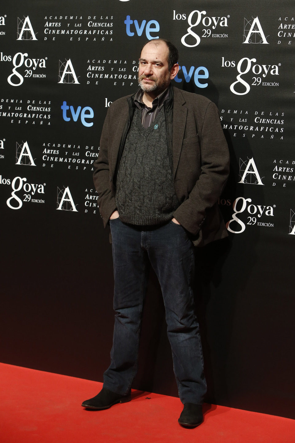 Karra Elejalde en la fiesta de los nominados a los Premios Goya 2015