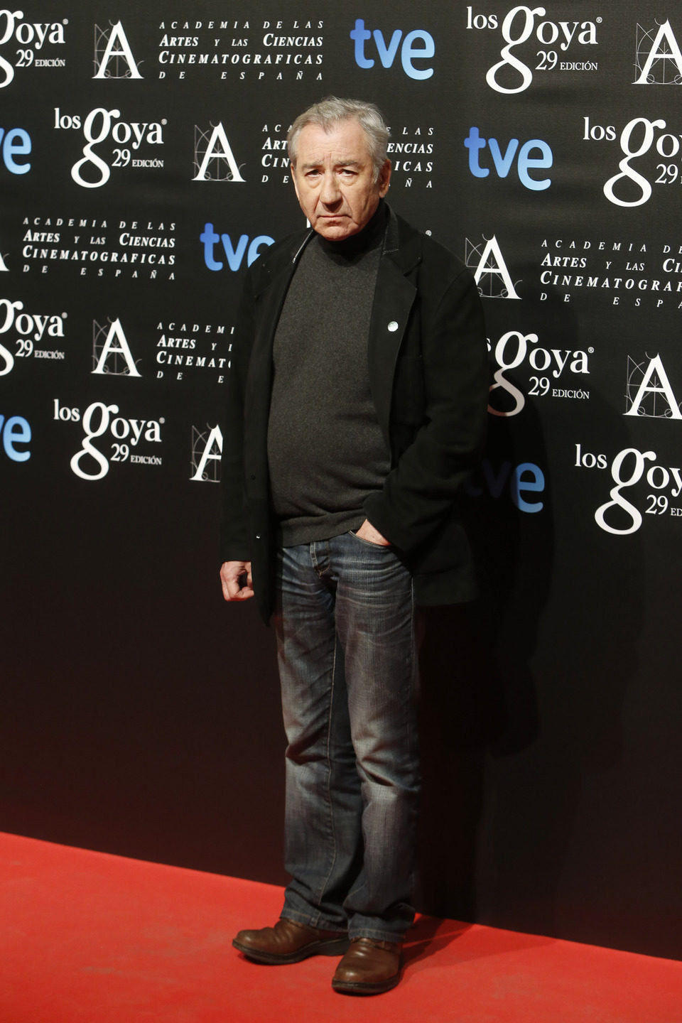 José Sacristán en la fiesta de los nominados a los Premios Goya 2015