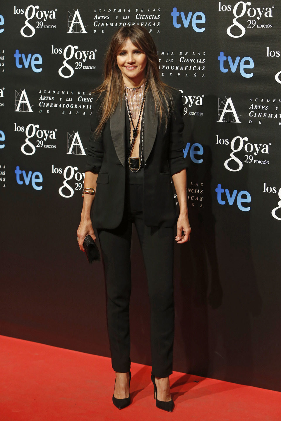 Goya Toledo en la fiesta de los nominados a los Premios Goya 2015