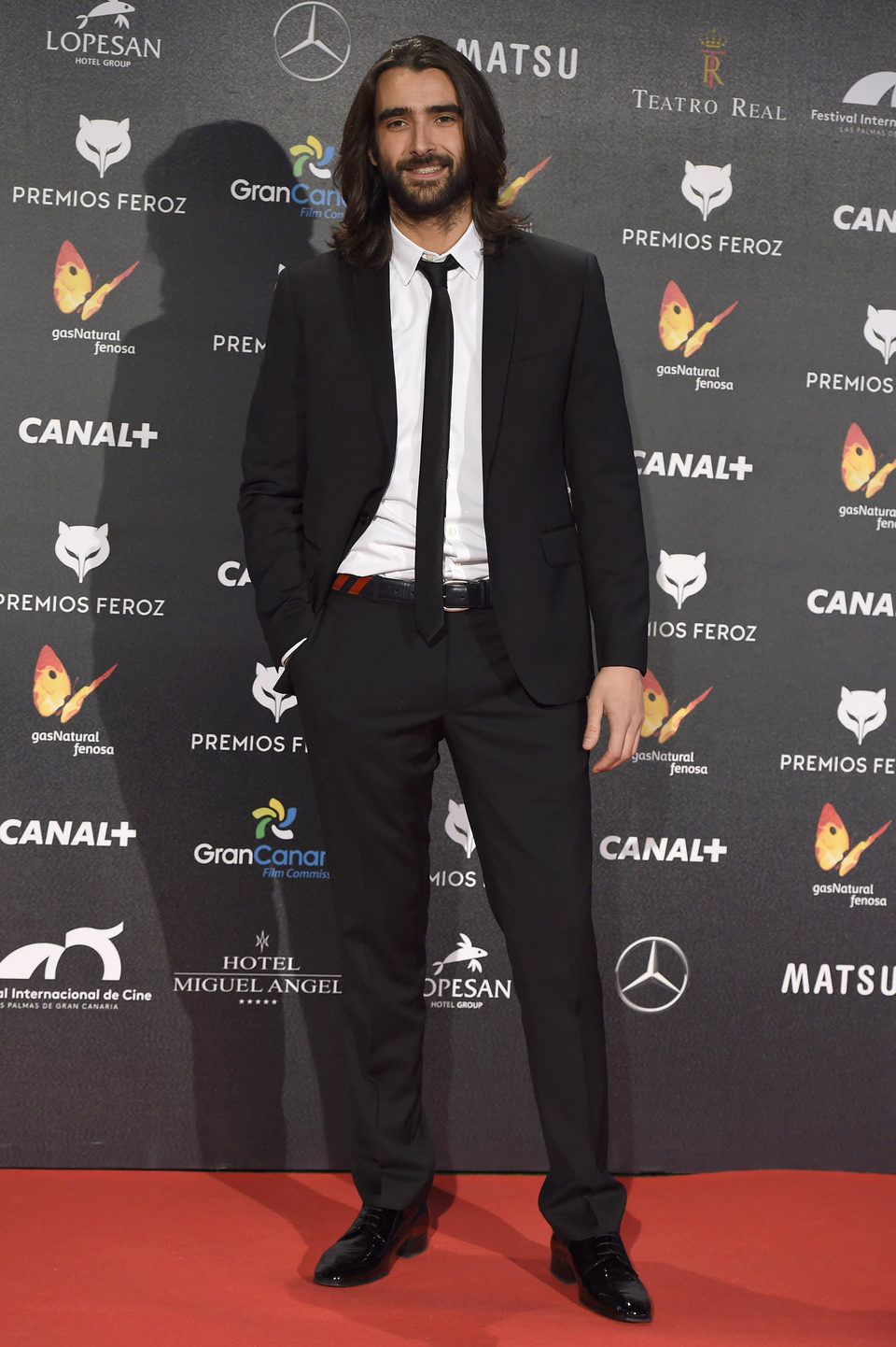 Aitor Luna en los Premios Feroz 2015