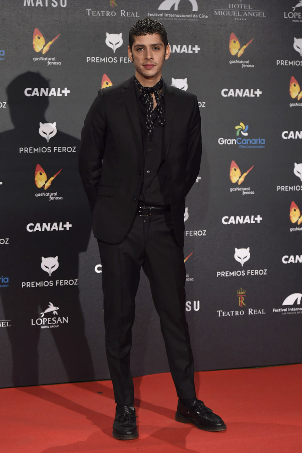 Eduardo Casanova en los Premios Feroz 2015