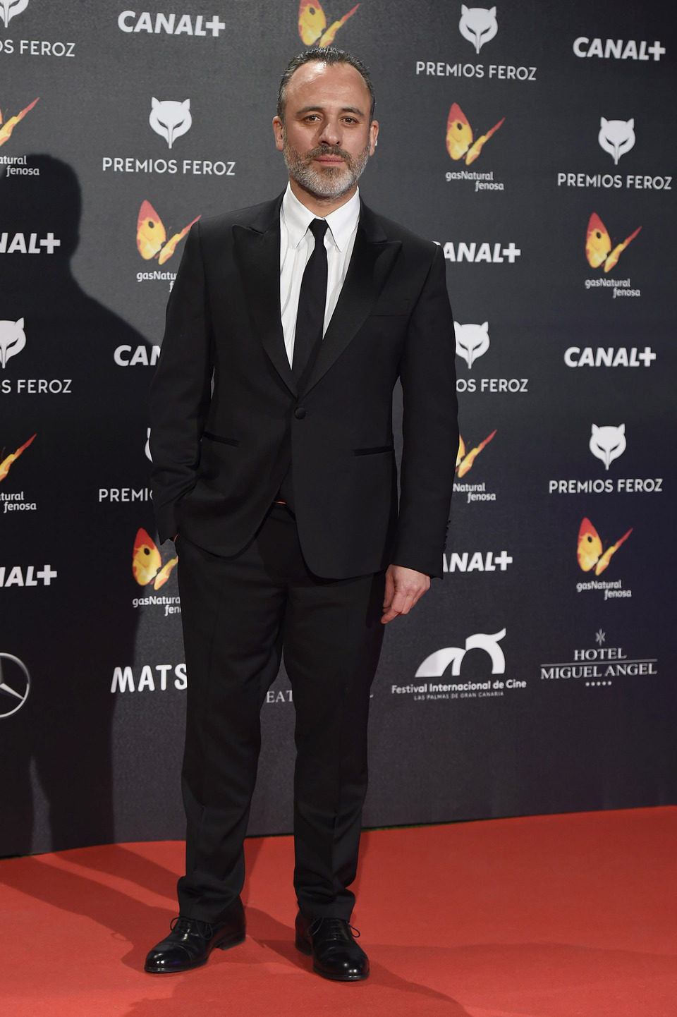 Javier Gutiérrez en los Premios Feroz 2015