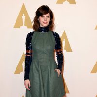 Felicity Jones en el almuerzo de los nominados a los Oscar 2015