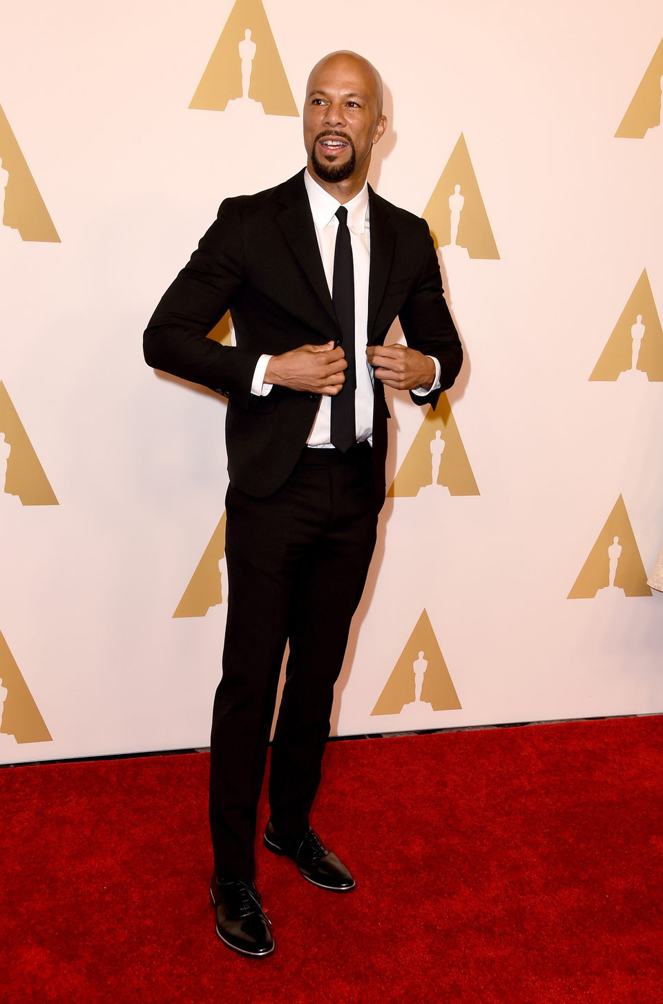 Common en el almuerzo de los nominados a los Oscar 2015