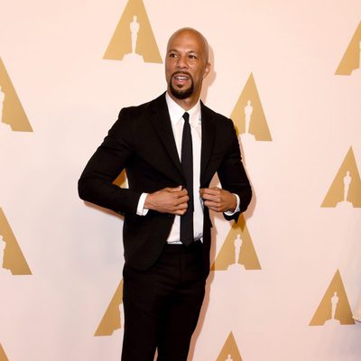 Common en el almuerzo de los nominados a los Oscar 2015