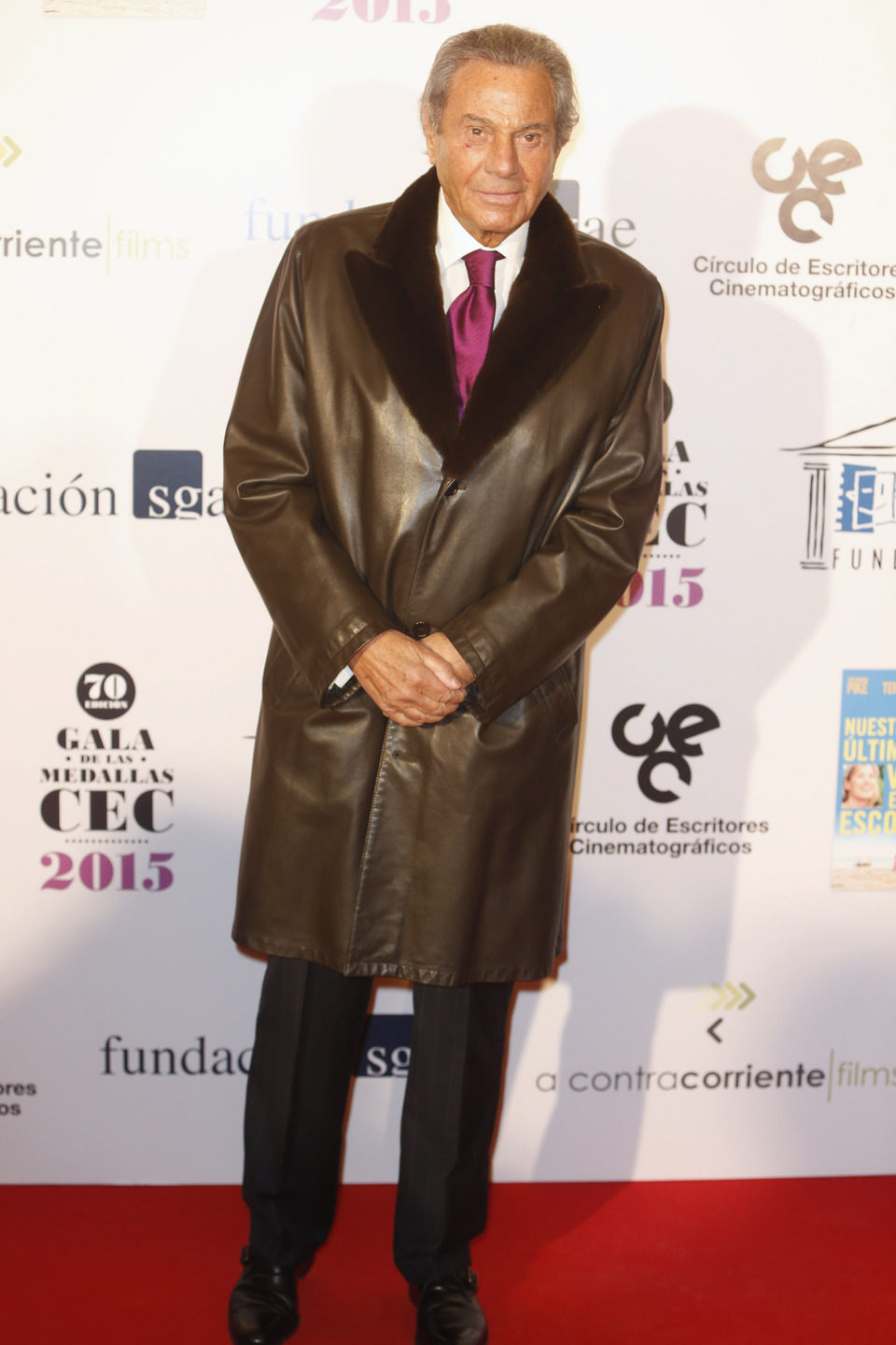 Arturo Fernández en las medallas del Círculo de Escritores Cinematográficos 2014