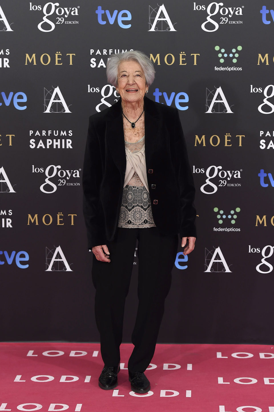 Asunción Balaguer en los premios Goya 2015