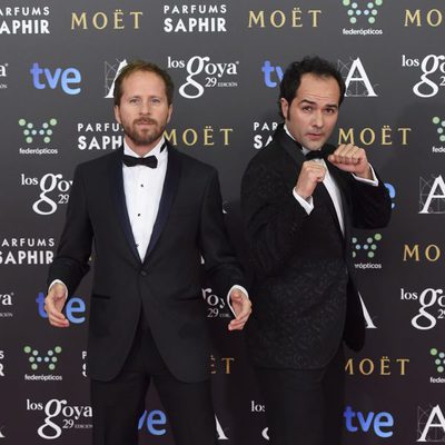 Alfonso Sánchez y Alberto López en los premios Goya 2015