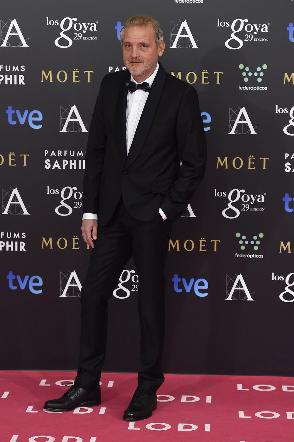 Jordi Rebellón en la alfombra roja de los Goya 2015