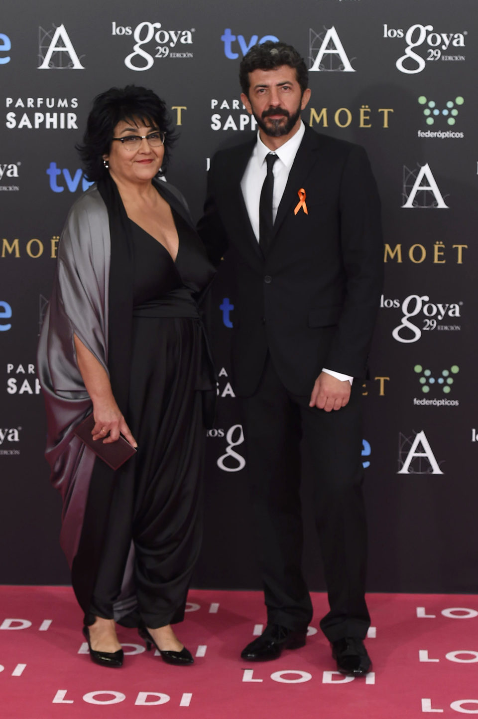 Alberto Rodríguez en la alfombra roja de los premios Goya 2015