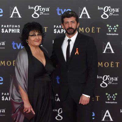 Alberto Rodríguez en la alfombra roja de los premios Goya 2015