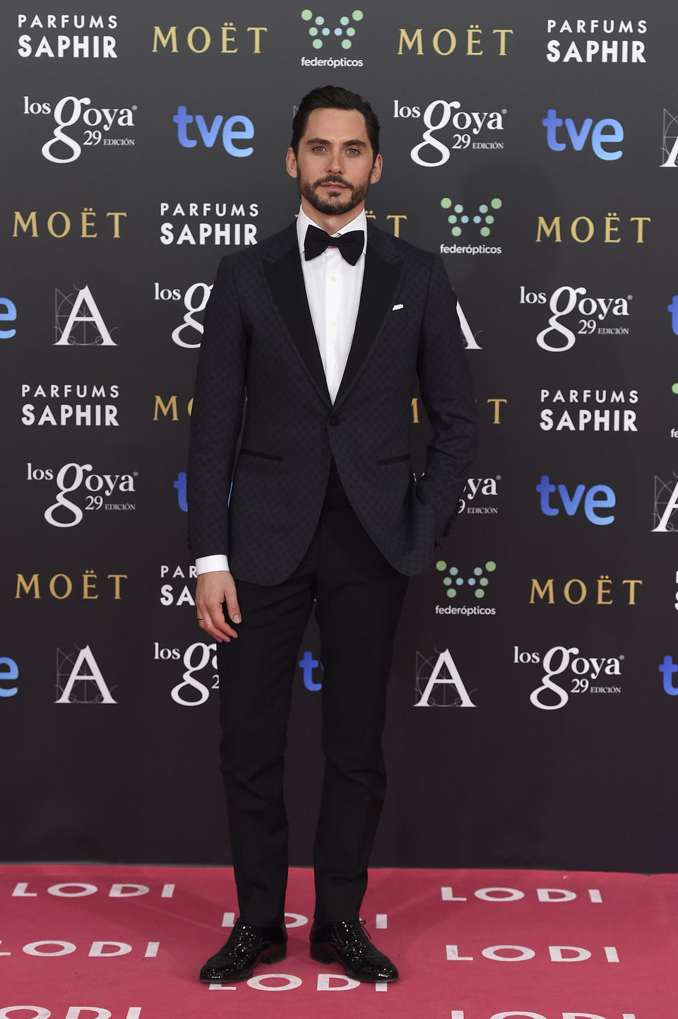 Paco León en la alfombra roja de los premios Goya 2015