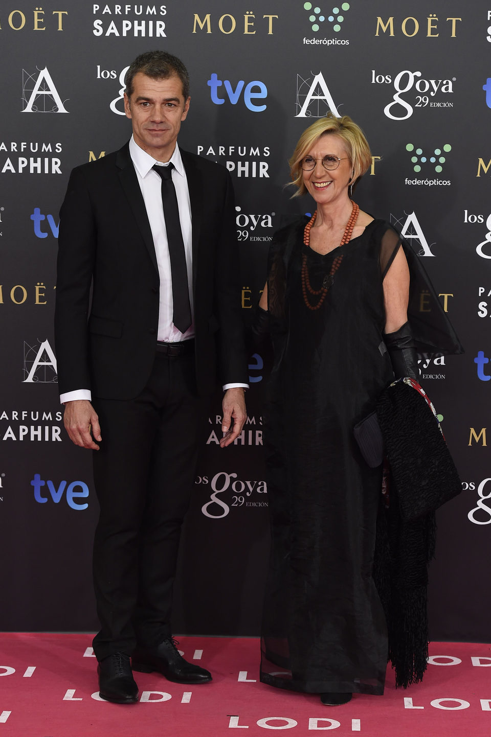 Toni Cantó y Rosa Díez en los Goya 2015