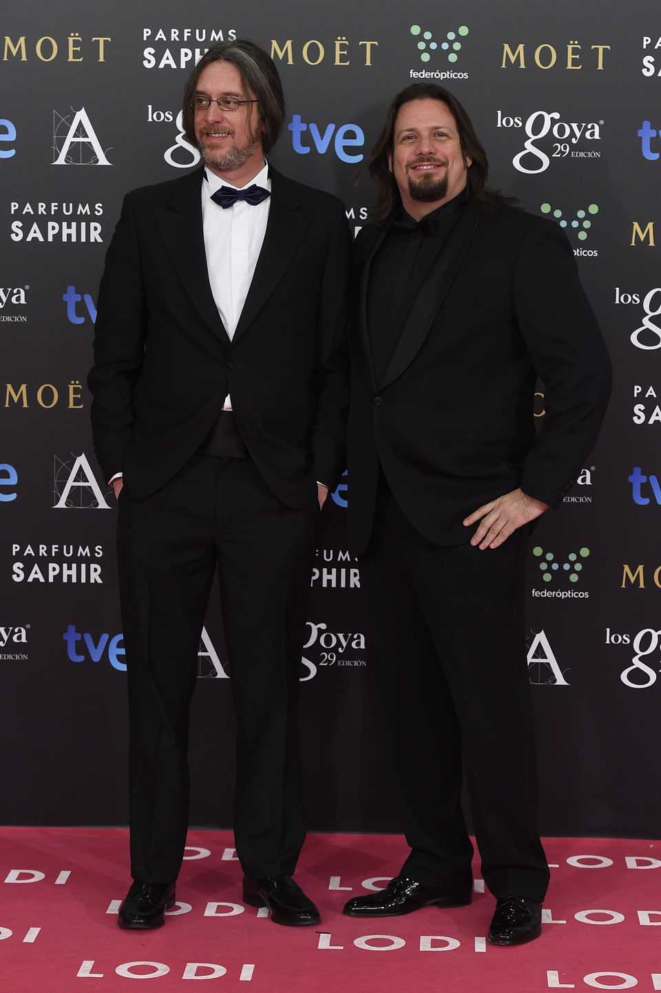 Esteban Roel y Juanfer Andrés en los Goya 2015