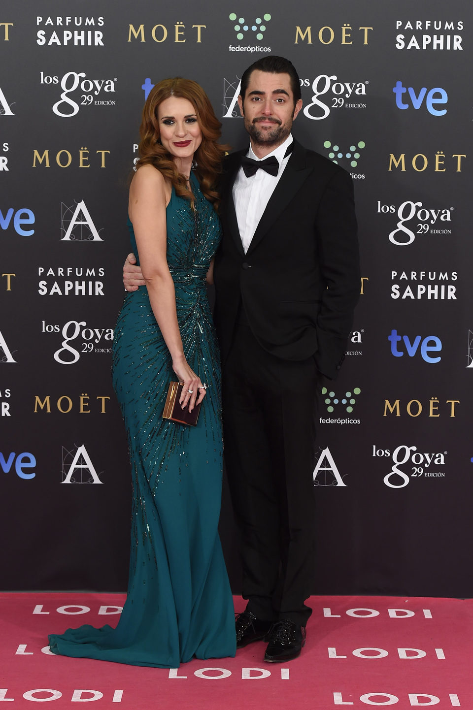 Elena Ballesteros y Dani Mateo en los Premios Goya 2015