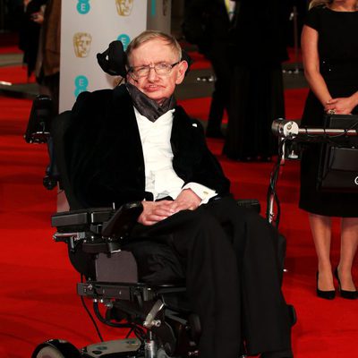 Stephen Hawking en los BAFTA 2015