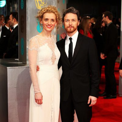 James McAvoy y Anne-Marie Duff en los BAFTA 2015