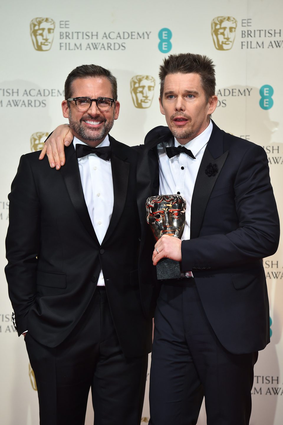 Ethan Hawke y Steve Carell recogen el BAFTA 2015 de Richard Linklater