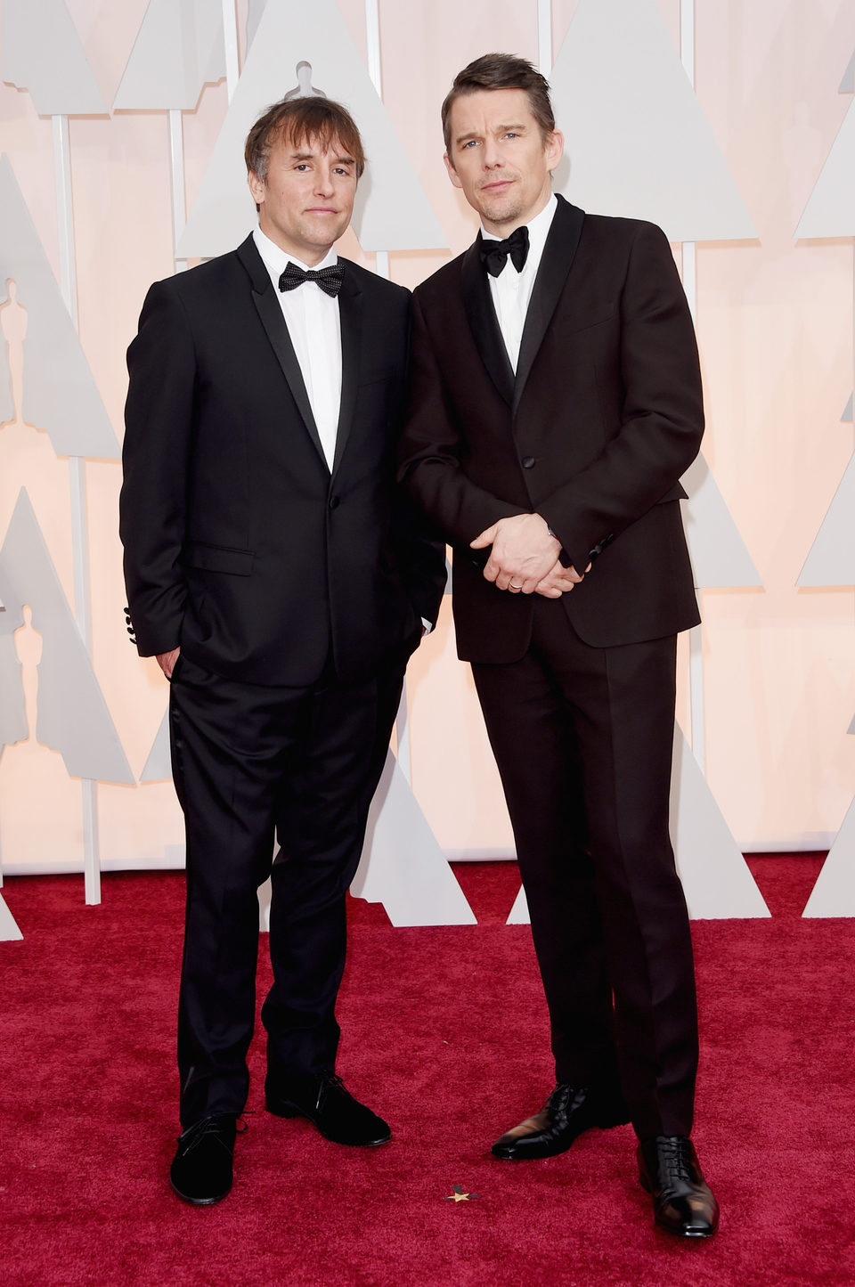 Richard Linklater y Ethan Hawke en los Oscar 2015