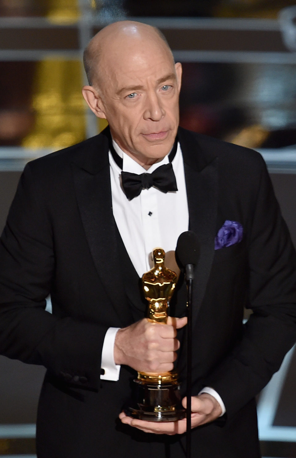 J.K. Simmons recibe el premio Oscar al Mejor actor de reparto