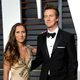 Edward Norton y Shauna Robertson en la alfombra roja de los Oscar 2015