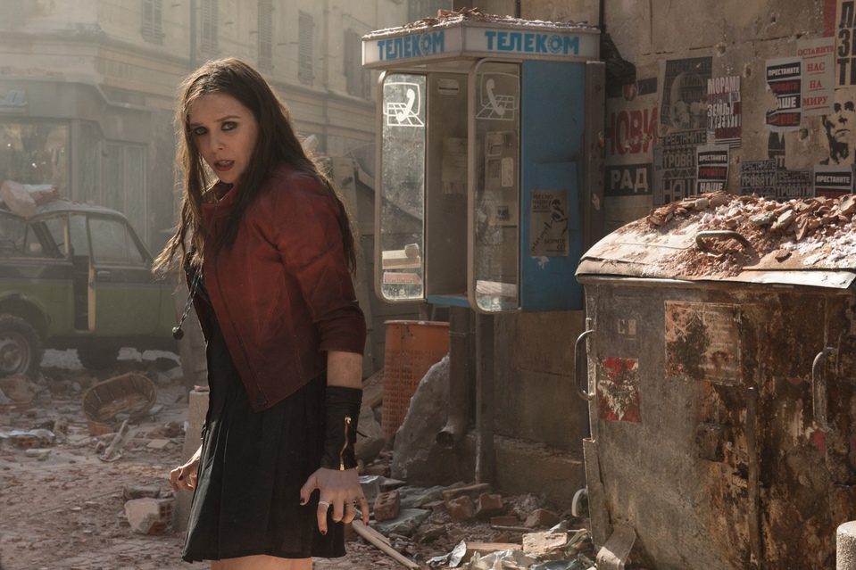 Elizabeth Olsen en 'Vengadores: La era de Ultrón'