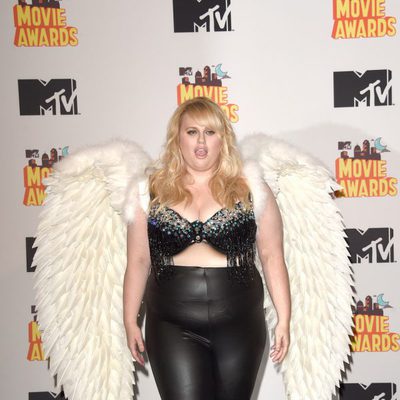 Rebel Wilson durante la ceremonia de los MTV Movie Awards 2015