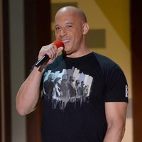 Vin Diesel durante la ceremonia de los MTV Movie Awards 2015