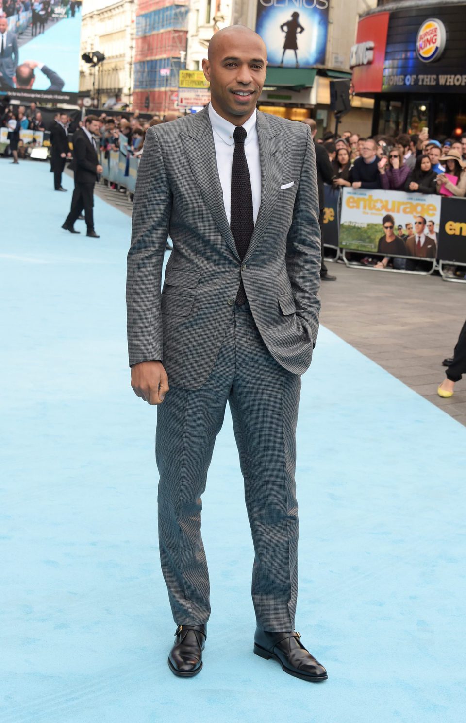 Thierry Henry en el estreno europeo de 'Entourage'