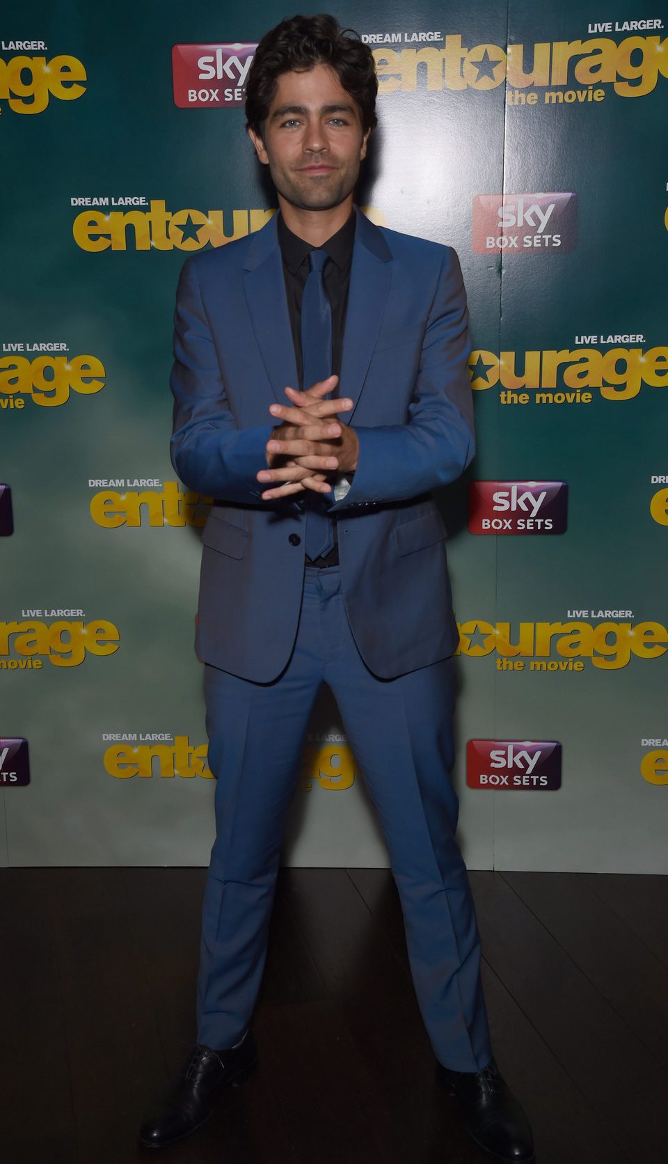 Adrian Grenier en el photocall del estreno europeo de 'Entourage'