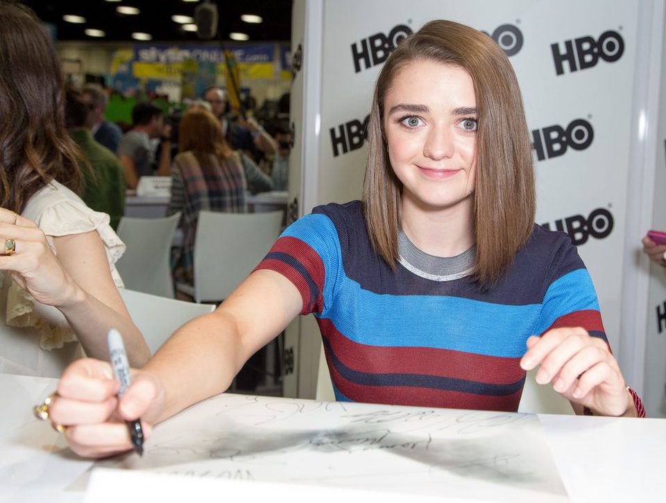 Maisie Williams en la Comic-Con 2015