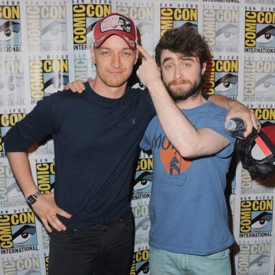 James McAvoy y Daniel Radcliffe en la Comic-Con 2015