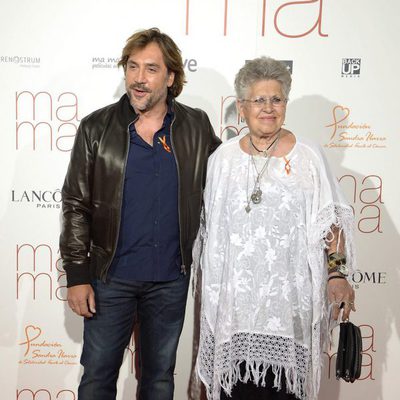 Javier Bardem y Pilar Bardem en la premiere de 'Ma ma' en Madrid