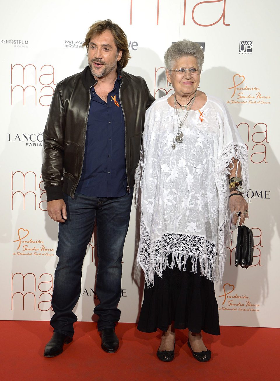 Javier Bardem y Pilar Bardem en la premiere de 'Ma ma' en Madrid