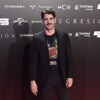 Eduardo Noriega en la Premiere de 'Regresión' en Madrid