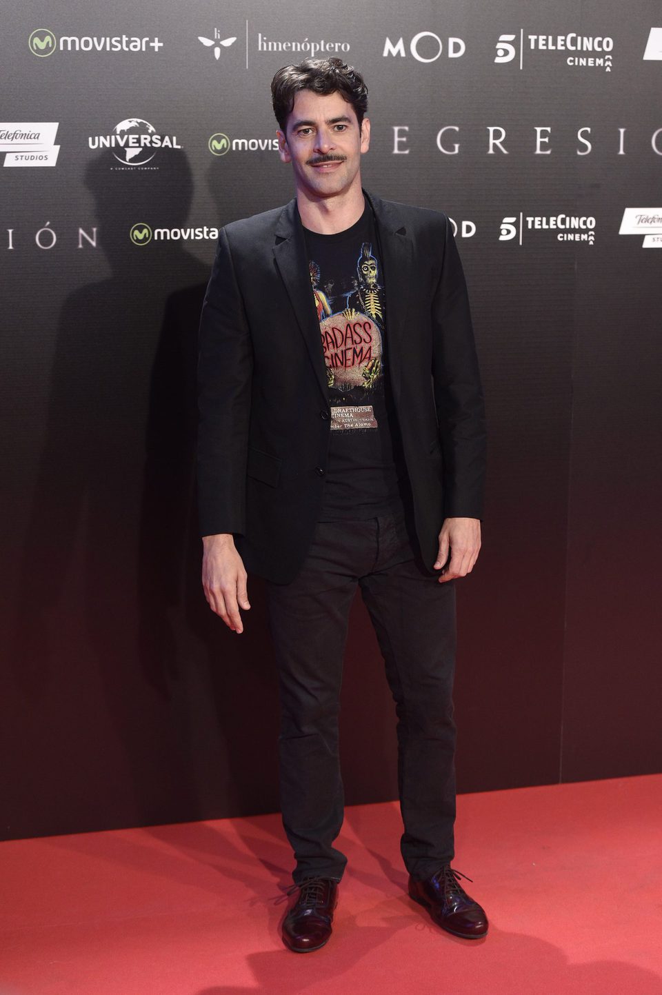 Eduardo Noriega en la Premiere de 'Regresión' en Madrid