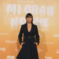 Carmen Ruiz luce un largo vestido negro en la premiere de 'Mi gran noche'