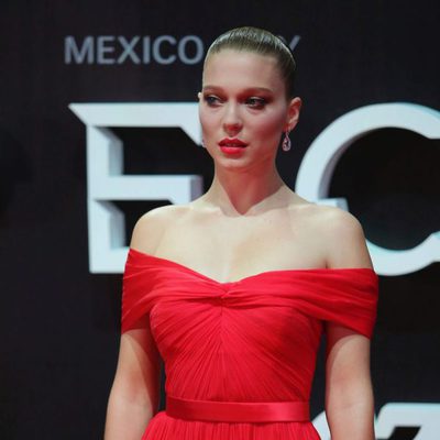 Lea Seydoux en la premiere de 'Spectre' en Mexico