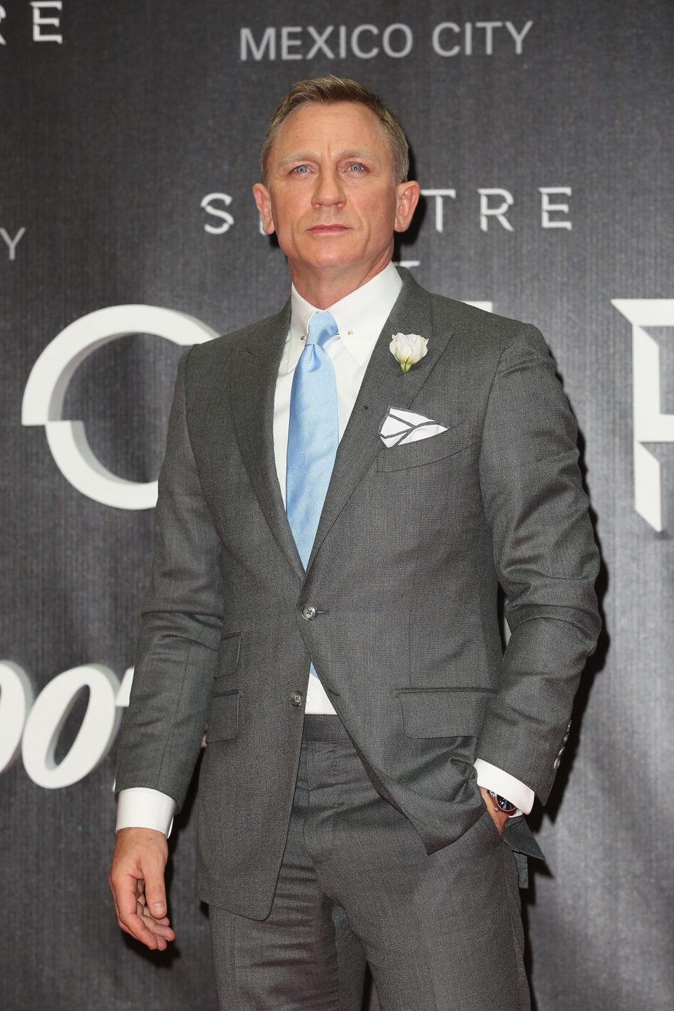 Daniel Craig en la Premiere de 'Spectre' en Mexico