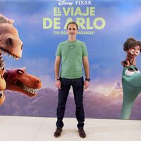 Juan Carlos Navarro acude a la presentación de 'El Viaje de Arlo' en Madrid