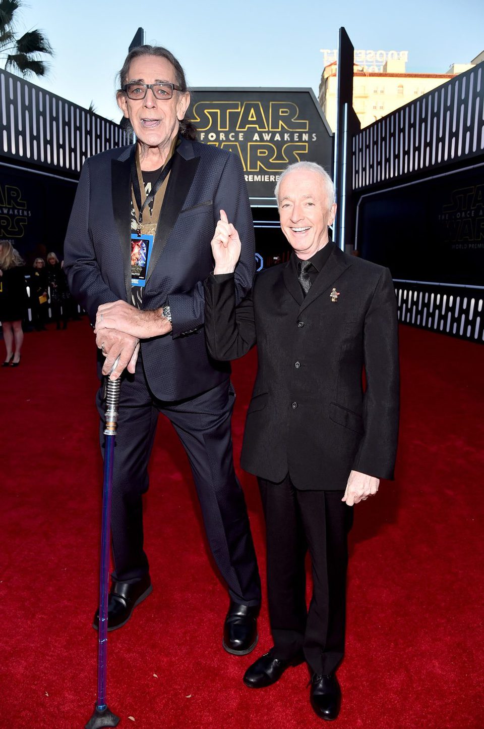 Chewbacca y C-3PO no en la premiere de 'Star Wars: El despertar de la fuerza'