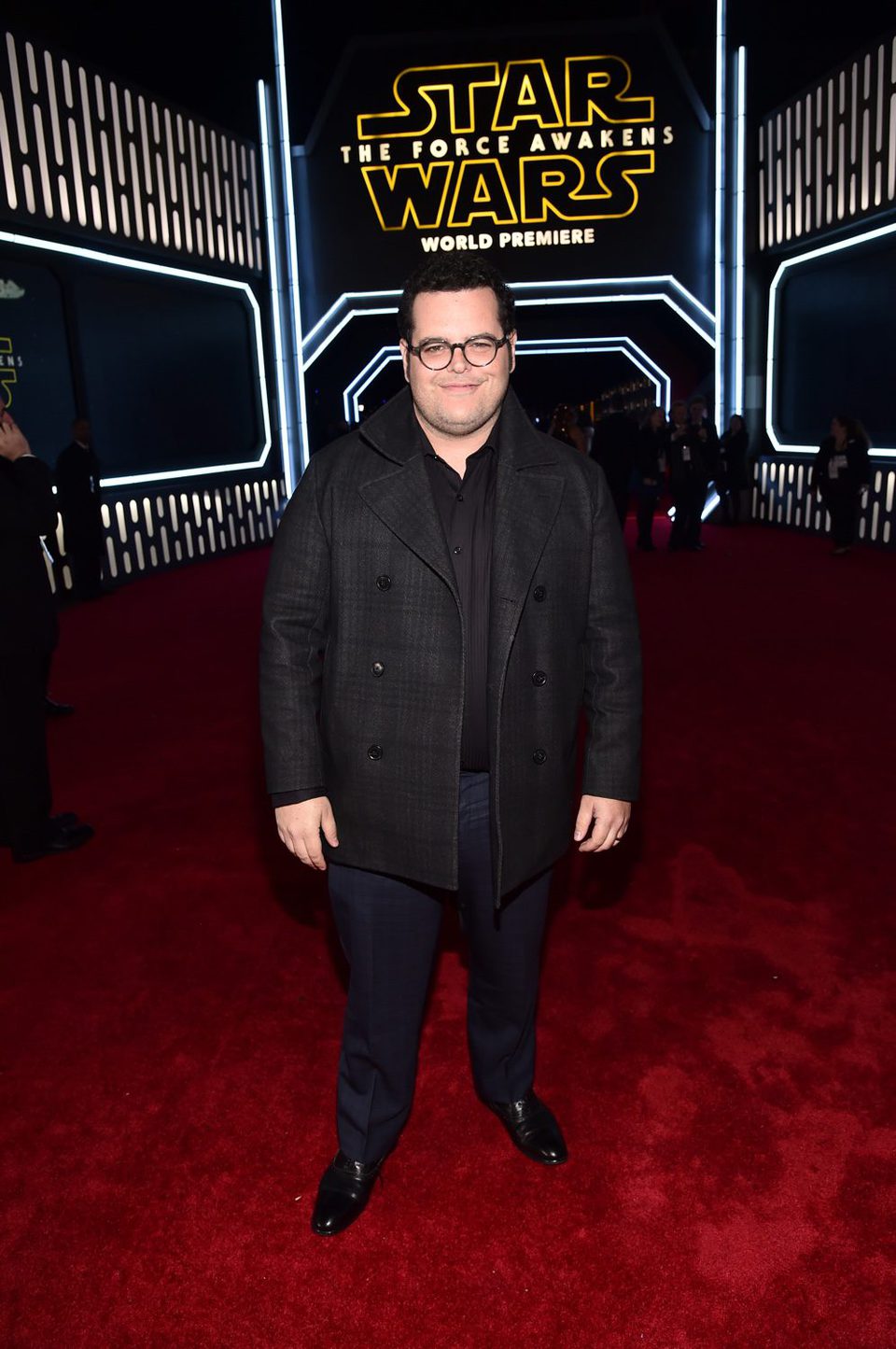 Josh Gad en la premiere de 'Star Wars: El despertar de la fuerza'