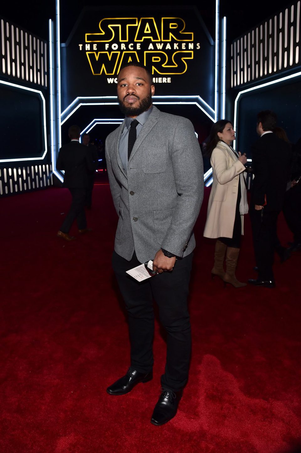 Ryan Coogler en la premiere de 'Star Wars: El despertar de la fuerza'