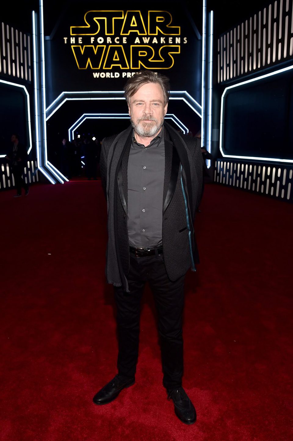 Mark Hamill en la premiere de 'Star Wars: El despertar de la fuerza'