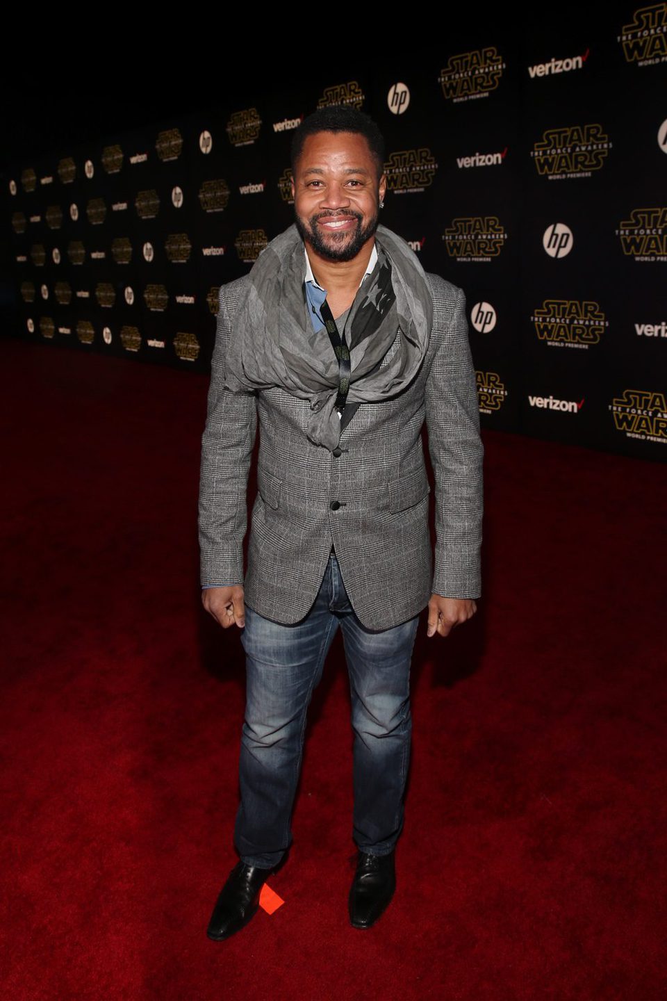 Cuba Gooding en la premiere de 'Star Wars: El despertar de la fuerza'