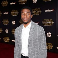 Chadwick Boseman en la premiere de 'Star Wars: El despertar de la fuerza'