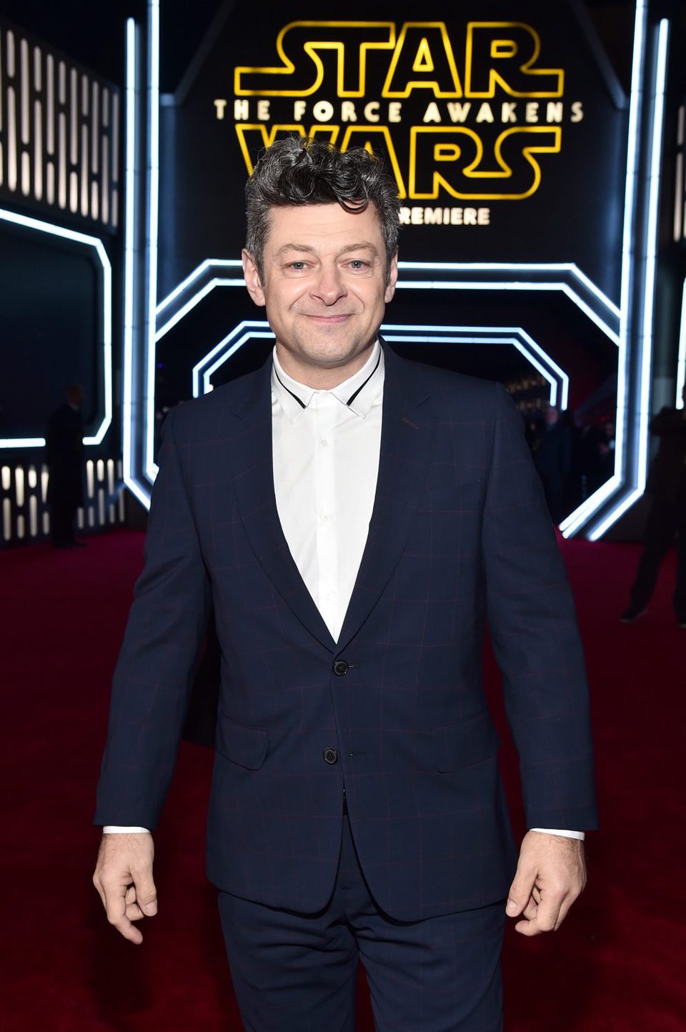 Andy Serkis en la premiere de 'Star Wars: El despertar de la fuerza'