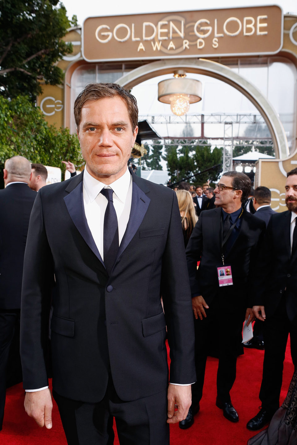 Michael Shannon en la alfombra roja de los Globos de Oro 2016