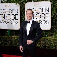 Michael Fassbender en la alfombra roja de los Globos de Oro 2016